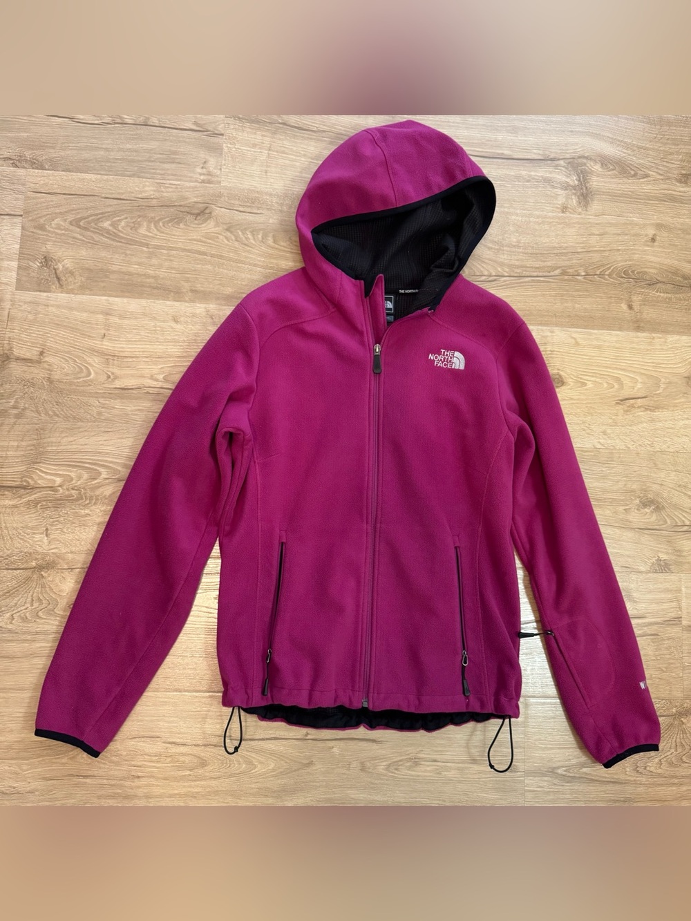 The North Face Women's Magenta Hooded Fleece Jacket